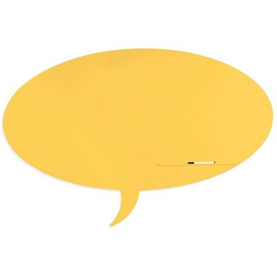 ROCADA Skin Shape Talk 6440-1023, rahmenlos, Blasenform, 115 x 75 cm, verkehrsgelb RAL 1023 ROCADA Skin Shape Talk 6440-1023, rahmenlos, Blasenform, 115 x 75 cm, verkehrsgelb RAL 1023
