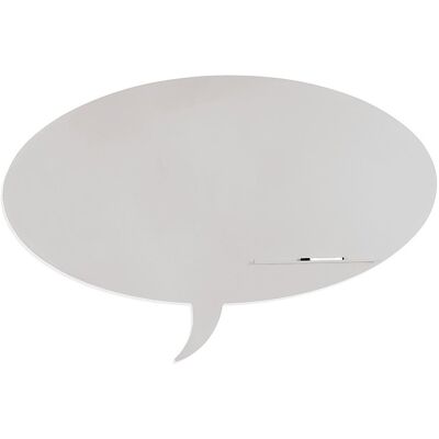 ROCADA Skin Shape Talk 6440-7035, rahmenlos, Blasenform, 115 x 75 cm, hellgrau RAL 7035 ROCADA Skin Shape Talk 6440-7035, rahmenlos, Blasenform, 115 x 75 cm, hellgrau RAL 7035