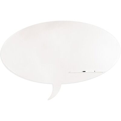 ROCADA Skin Shape Talk 6441-9010, rahmenlos, Blasenform, 150 x 100 cm, lackiert, weiß ROCADA Skin Shape Talk 6441-9010, rahmenlos, Blasenform, 150 x 100 cm, lackiert, weiß