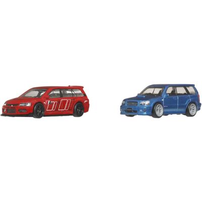 Mattel Hot Wheels Premium Car Culture Mitsubishi & Subaru 2 Stück Mattel Hot Wheels Premium Car Culture Mitsubishi & Subaru 2 Stück