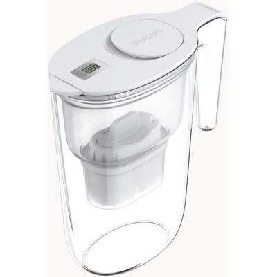 Philips Weiße 2,6L Wasserfilterkanne - Micro X-Clean Filter Philips Weiße 2,6L Wasserfilterkanne - Micro X-Clean Filter