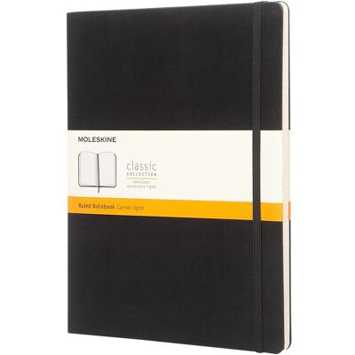 MOLESKINE XL - Notizbuch mit festem Einband - liniert - schwarz MOLESKINE XL - Notizbuch mit festem Einband - liniert - schwarz