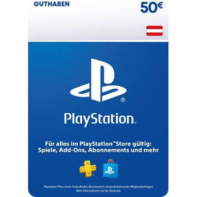 Sony PlayStation-Guthabenkarte 50 EUR Sony PlayStation-Guthabenkarte 50 EUR