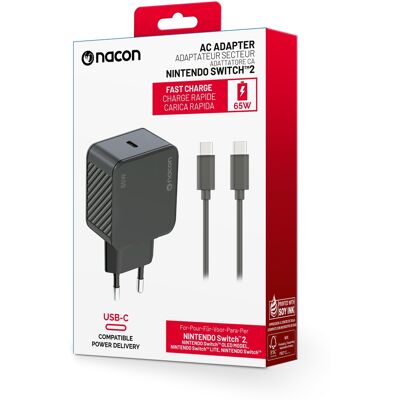 Nacon AC Adapter - Nintendo Switch 2 Nacon AC Adapter - Nintendo Switch 2