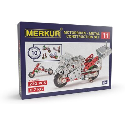 Merkur 011 Konstruktionsspielzeug - 10 Motorräder - 230 Teile Merkur 011 Konstruktionsspielzeug - 10 Motorräder - 230 Teile