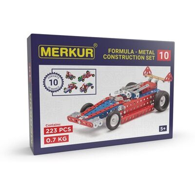 MERKUR 010 Formula - Baue 10 Modelle - Konstruktionssatz MERKUR 010 Formula - Baue 10 Modelle - Konstruktionssatz