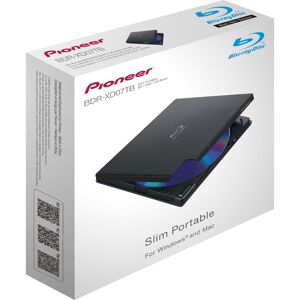 Pioneer BDR-XD07TB Blu-ray Brenner, USB 3.0, 6x/8x/24x, schwarz, Retail