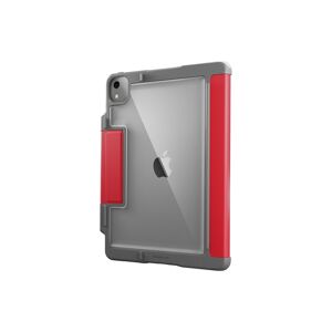 STM Goods STM Dux Plus Case für Apple iPad Air 10,9" (2022/2020), rot/transparent