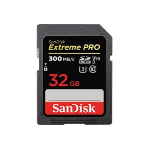 SanDisk Extreme Pro 32 GB SDHC UHS-II-Speicherkarte bis 300 MB/s