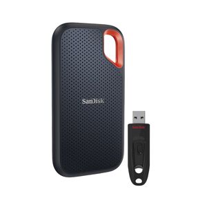 SanDisk Extreme Portable SSD 1 TB V2 - USB-C 3.2 inkl. 32 GB Ultra USB Stick