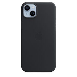 Apple Original iPhone 14 Plus Leder Case mit MagSafe Mitternacht