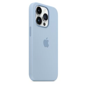 Apple Original iPhone 14 Pro Silikon Case mit MagSafe Himmel