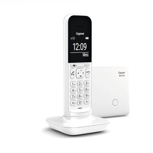 Gigaset CL390A schnurloses Festnetztelefon mit AB lucent white S30852-H2922-B102