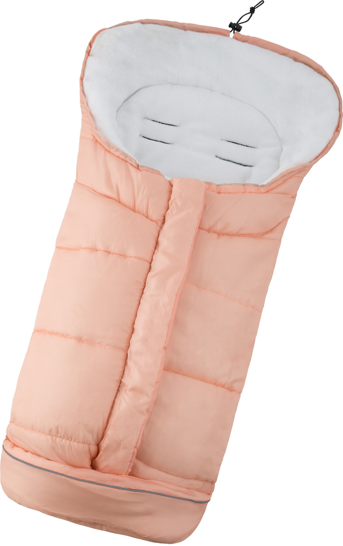 tectake Fußsack mit Thermofüllung - apricot