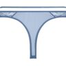 Hunkemöller String Molly Blau XS