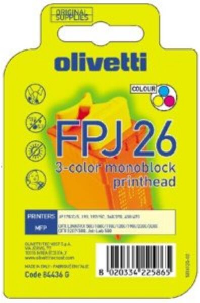 Olivetti Original Olivetti OFX 2035 Tintenpatrone (FPJ 26 / 84436) farbe, 150 Seiten, 18,88 Cent pro Seite