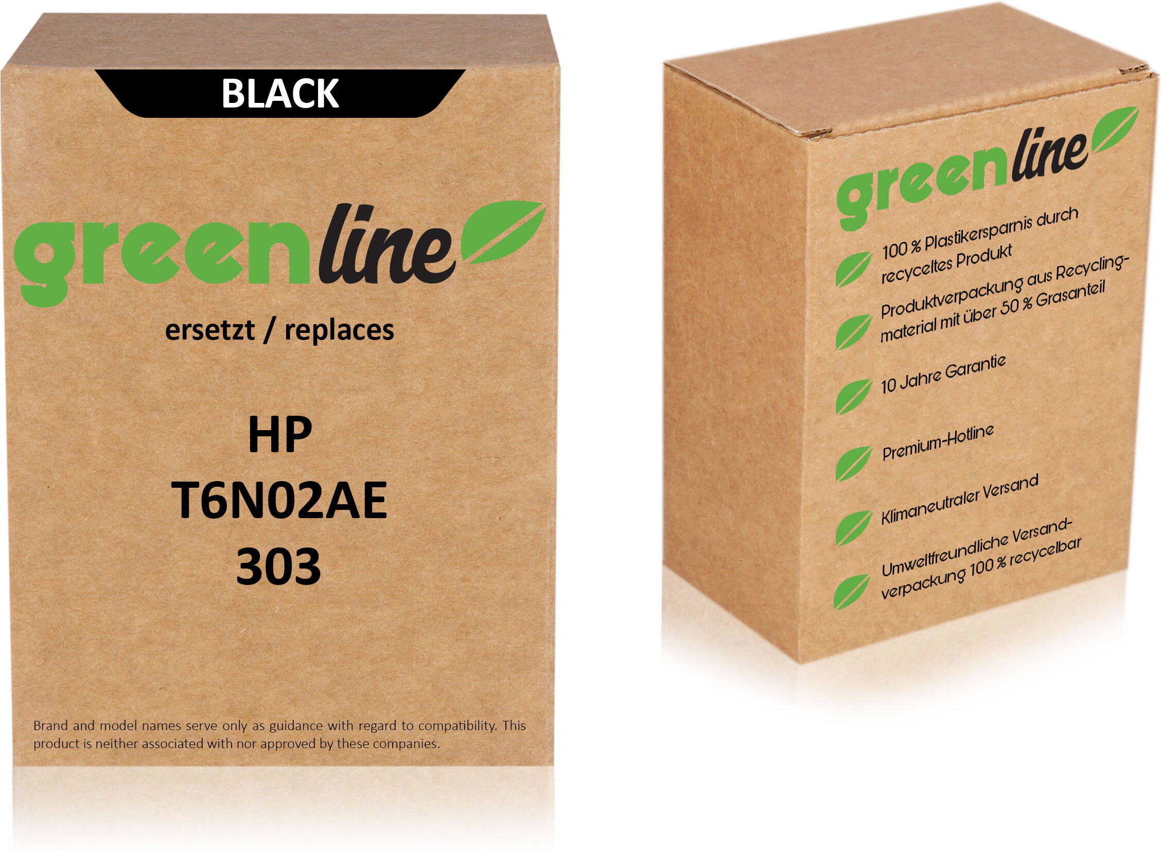 TonerPartner Kompatibel zu HP 303 / T6N02AE Tintenpatrone schwarz, 600 Seiten, 5,03 Cent pro Seite, Inhalt: 12 ml von TonerPartner