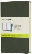 Moleskine Germany Moleskine Cahier Pocket/A6, 3er Set, Blanko, Kartoneinband Myrtengrün