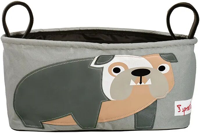 3 sprouts Kinderwagen-Tasche BULLDOGGE in grau