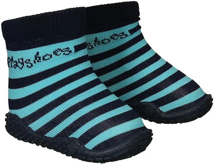 Playshoes Aqua-Socke STREIFEN in hellblau/marine