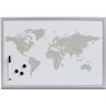 Zeller Present Magnettafel »World« grau B/H: 60 cm x 40 cm B/H: 60 cm x 40 cm unisex