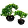 Creativ green Kunstbonsai »Bonsai Lärche« grün H: 25 cm H: 25 cm unisex