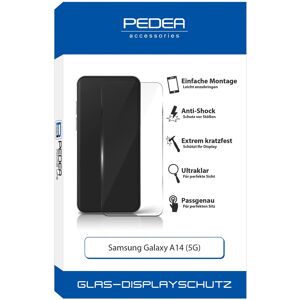 PEDEA Displayschutzglas »Glas-Displayschutz«, für Smartphone Samsung Galaxy A14 (5G) farblos  unisex