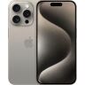 Apple Smartphone »iPhone 15 Pro 128GB«, natural titanium, 15,5 cm/6,1 Zoll, 128 GB Speicherplatz, 48 MP Kamera silberfarben  unisex