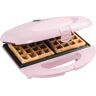 bestron Waffeleisen »ASW401P Sweet Dreams«, 700 W rosa  unisex