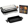 Tefal Kontaktgrill »OptiGrill 4in1 XL GC784D«, 2200 W silberfarben  unisex