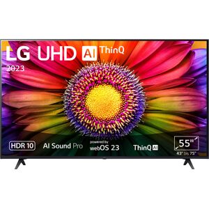 LG LED-Fernseher »55UR80006LJ«, 139 cm/55 Zoll, 4K Ultra HD, Smart-TV schwarz  unisex