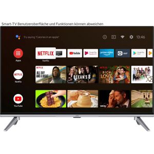 JVC LED-Fernseher »LT-32VAF5355«, 80 cm/32 Zoll, Full HD, Smart-TV-Android TV silberfarben  unisex