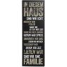 Reinders! Poster »In diesem Haus«, (1 St.) schwarz B/H: 53 cm x 158 cm B/H: 53 cm x 158 cm unisex