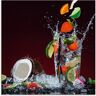 Artland Glasbild »Frischer Fruchtcocktail II«, Getränke, (1 St.) bunt B/H: 30 cm x 30 cm B/H: 30 cm x 30 cm unisex