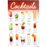 Reinders! Poster »Cocktails Rezepte«, (1 St.) bunt B/H: 61 cm x 91,5 cm B/H: 61 cm x 91,5 cm unisex