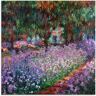 Artland Glasbild »Der Garten des Künstlers bei Giverny«, Garten, (1 St.) lila B/H: 30 cm x 30 cm B/H: 30 cm x 30 cm unisex