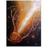 Artland Glasbild »Keiner geht so ganz«, klassische Fantasie, (1 St.) orange B/H: 45 cm x 60 cm B/H: 45 cm x 60 cm unisex