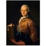 Artland Leinwandbild »Bildnis Leopold Mozart. Um 1765«, Menschen, (1 St.) schwarz B/H: 60 cm x 80 cm B/H: 60 cm x 80 cm unisex