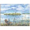 Artland Wandbild »Seeblick Herreninsel«, Gewässer, (1 St.) blau B/H: 40 cm x 30 cm B/H: 40 cm x 30 cm unisex