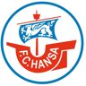 Wall-Art Wandtattoo »Fußball Hansa Rostock Logo«, (1 St.) bunt B/H/T: 58 cm x 58 cm x 0,1 cm B/H/T: 58 cm x 58 cm x 0,1 cm unisex