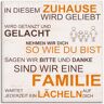 Artland Leinwandbild »In diesem Zuhause - beige«, Sprüche & Texte, (1 St.) beige B/H: 30 cm x 30 cm B/H: 30 cm x 30 cm unisex