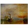 Artland Leinwandbild »Die Temeraire an ihrem Ankerplatz«, Gewässer, (1 St.) orange B/H: 80 cm x 60 cm B/H: 80 cm x 60 cm unisex