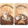 WENKO Herd-Abdeckplatte »Kaffee«, (Set, 2 tlg.), kratzfest bunt B/L: 30 cm x 52 cm B/L: 30 cm x 52 cm unisex