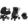 Fillikid Kombi-Kinderwagen »Jaguar, dunkelgrau melange«, 22 kg grau  unisex