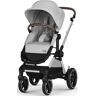 Cybex Kombi-Kinderwagen »Eos Lux, lava grey«, 22 kg grau  unisex