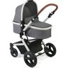 CHIC4BABY Kombi-Kinderwagen »Passo, Melange Grau«, 15 kg grau  unisex