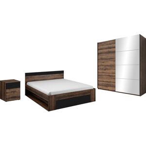 Helvetia Schlafzimmer-Set »Beta«, (4 St.) schwarz  unisex