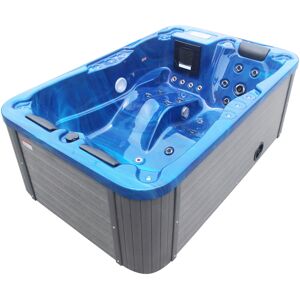 Sanotechnik Whirlpool »MODENA«, (Set), 205x130x70 cm, inkl. Abdeckung blau B/H/L: 130 cm x 70 cm x 205 cm B/H/L: 130 cm x 70 cm x 205 cm unisex