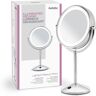 BaByliss LED-Lichtspiegel »9436E Lighted Makeup Mirror« silberfarben B/H/T: 22 cm x 38 cm x 13 cm   Ø 25 cm B/H/T: 22 cm x 38 cm x 13 cm   Ø 25 cm unisex