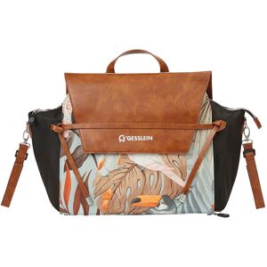 Gesslein Wickeltasche »N°4 cognac, sand«, mit Wickelauflage und Flaschenhalter, Made in Germany beige B/H/T: 42 cm x 32 cm x 20 cm unisex